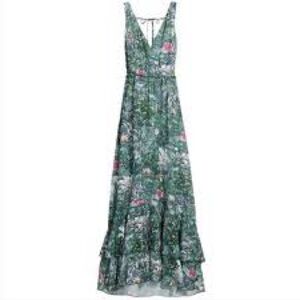 H&M Conscious Collection floral long dress
